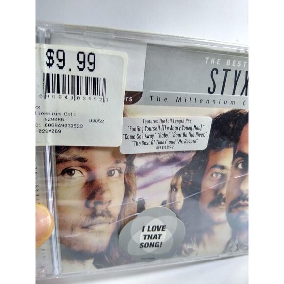 Styx The Best Of Styx CD Hits Collection SEALED Case Cracked Mr. Roboto Babe - Picture 3 of 5